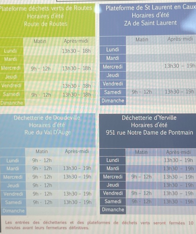Dechetterie intercommunale Doudeville Dechetterie Doudeville